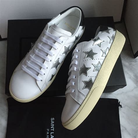 ysl trainers women's|saint laurent white sneakers women's.